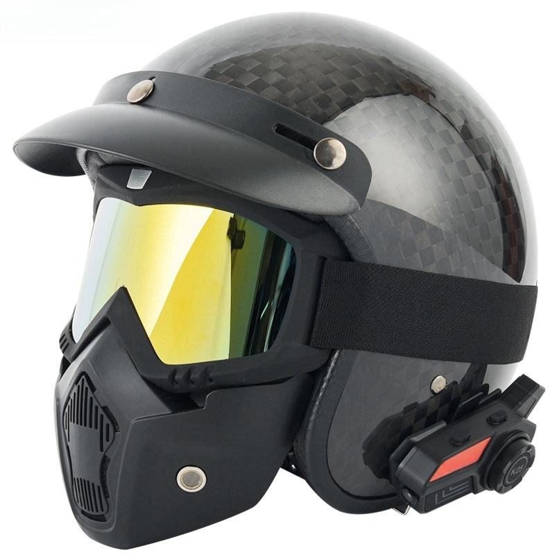 Noir brillant 12K (visière teintée or + Bluetooth K25)