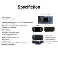 Console de Jeu Portable 2026 Epro X95 PRO, Écran 3,5 Pouces, Android 9.0, Lecteur de Jeux Rétro Classiques pour Enfants, Cadeaux et Jouets