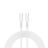 Kabel ponsel kuat diperkuat PD QC USB C ke C