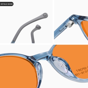 Lunettes <span class=keywords><strong>OEM</strong></span> anti-lumière bleue, lunettes orange anti-lumière bleue, lunettes de lecture à verres rouges - Product Image 3