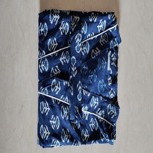 Robe kimono en coton bleu grande taille, imprimé floral fait main, vêtements de détente, prix de gros disponible - Product Image 6