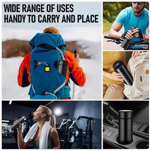 500ML Modern Design Thermos Vacuum Insulated Flask Stainless Steel <b>Smart</b> Water Bottle With Led Display - Product Image 2