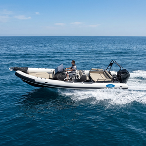 Bateau rigide en aluminium Hedia RIB 860 de 8,6 m (28 pieds) avec Hypalon ORCA français pour <span class=keywords><strong>la</strong></span> pêche et les loisirs en famille, bateau RIB 860 - Product Image 1