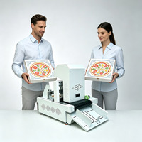 Boîte à pizza, boîte en carton ondulé, sac en papier, imprimante jet d'encre unidirectionnelle, convoyeur à bande, machine d'impression multicolore