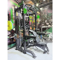 Machine d'entraînement multi-stations en acier robuste REYK pour la musculation des biceps et des triceps - Usage commercial