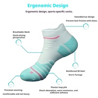Chaussettes de sport respirantes et écologiques à compression cheville basse, tricotées sur mesure de haute qualité pour adultes, idéales pour le pickleball – Direct Usine