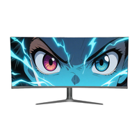 Moniteur de jeu incurvé OEM ODM de bureau, écran IPS de 38 pouces, 4k, 21:9, support réglable, éclairage RVB