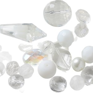 Perles de verre rondes multicolores 45g, perles en vrac pour la création de bijoux DIY, bracelets, colliers, accessoires pour téléphone - Product Image 5