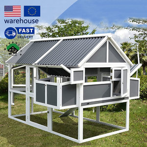 Wholesale Farmhouse <strong>Jaula</strong> Gallinas Ponedoras Gallineros Para Exterior Wooden Large Chicken Coop - Product Image 1