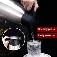 Yolecen 304 acier inoxydable Double couche isolé sous vide bouilloire de Style européen cafetière Laser Logo Option pour la maison