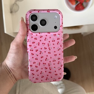 Custodia per <span class=keywords><strong>iPhone</strong></span> 17 Pro Max con motivo ciliegia glitterato a schermo intero in stile coreano. <span class=keywords><strong>iPhone</strong></span> 16 Colore <span class=keywords><strong>Rosa</strong></span> Pastello 15 <span class=keywords><strong>14</strong></span> - Product Image 6