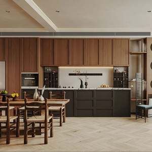 ตู้ครัวนำเข้าสุดหรู ชุดครบครัน เฟอร์นิเจอร์จัดเก็บทันสมัย ออกแบบตู้ครัวแบบเกาะกลางและตู้เก็บของตามสั่ง มีจำหน่าย - Product Image 5