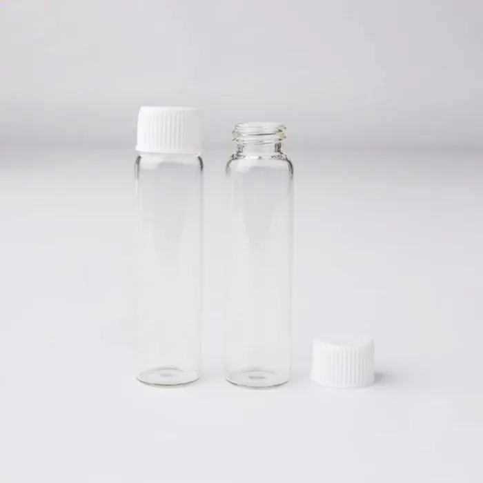 6ml klarglas fläschchen glas rohr container glas pille flasche