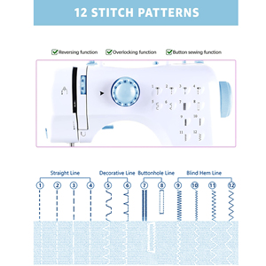 <b>Sewing</b> with <b>Table</b> <b>Machine</b> Hot Mini <b>Sewing</b> <b>Machines</b> Electronic Metallic Feel 12 Stitches Household <b>Sewing</b> <b>Machine</b> - Product Image 2