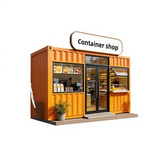 Contenedor Móvil para Tienda, Casa Modular de Ensamblaje Rápido, Cafetería, Puesto de Mercado Nocturno, Kiosco Comercial, Tienda de Conveniencia - Product Image 2