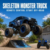 Vente en gros de voitures télécommandées Monster Truck 1:20 à 4 canaux, jouets pour enfants, véhicules électriques RC, grandes roues, portée de 20 m, intérieur-extérieur