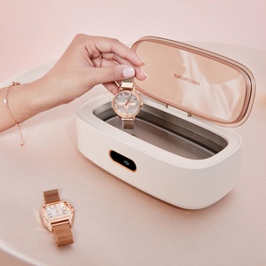 Nettoyeur de lunettes automatique à ultrasons, machine de nettoyage à ultrasons portable pour lunettes et bijoux - Product Image 2