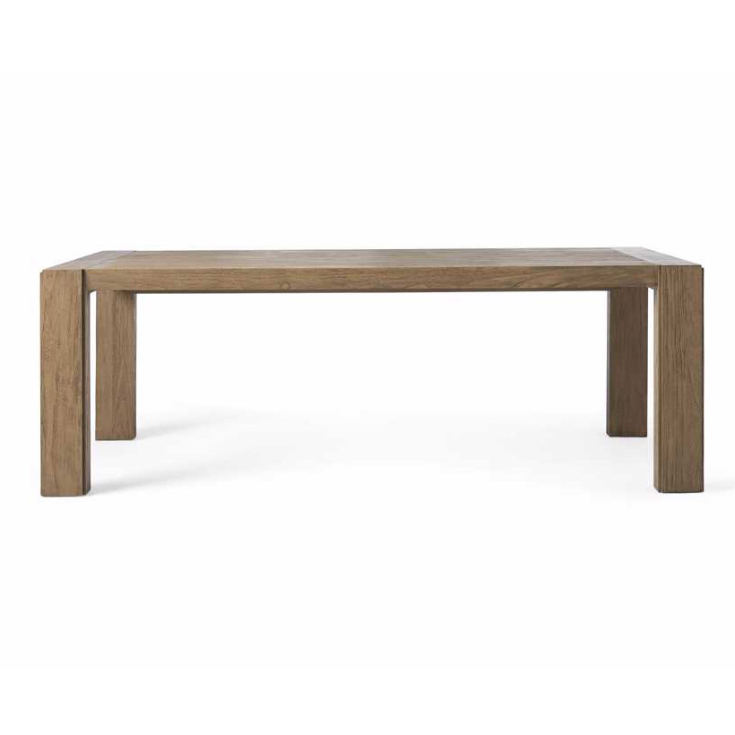Fashionable outdoor table and chairs high quality modern teak garden furniture dining set
