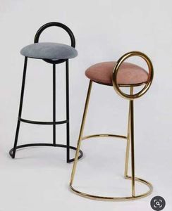 Modern Design Wooden Bar <b>Stool</b> Metal for Home Ottoman Furniture Entry School Apartment Traditional Style Living Room Furniture - Product Image 3