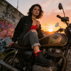 Damen Wasserdichte Knöchelgummistiefel Leichte Gartengummistiefel mit Schnelltrocknender Netzfutter - Product Image 5