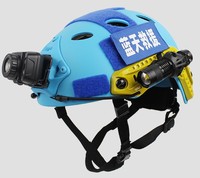 Casque Pj rapide bleu avec système de réglage intérieur OPS CS casque de protection tactique pour pratique en plein air