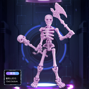 Figura de Articulaciones Óseas Móviles Multiarticuladas en <span class=keywords><strong>3D</strong></span>, <span class=keywords><strong>Esqueleto</strong></span> Humanoide, Bloques de Construcción de Ensamblaje DIY <span class=keywords><strong>para</strong></span> Niños - Product Image 6
