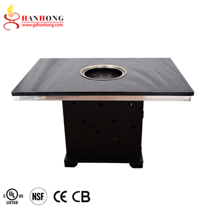 UL NSF ETL โต๊ะย่างบาร์บีคิวไฟฟ้าแบบเกาหลีหินควอตซ์ไร้ควัน - Product Image 3