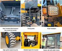 Loader Multifungsi 2ton 3ton 4ton 5ton Sesuai Standar CE EPA, Mesin Diesel, Mini Front End Wheel Loader dengan Attachment Bucket 4x4
