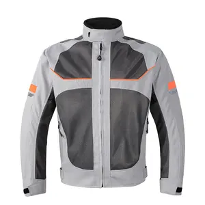 Мужская мотоциклетная куртка Vemar, светоотражающая куртка из ткани Оксфорд, защитное снаряжение, для езды на мотоцикле, летняя