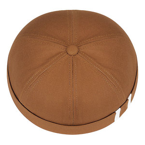 Unisex Landlord Hat Coffee Color Striped Sunshade Breathable Adult Street Dance Style - Product Image 3