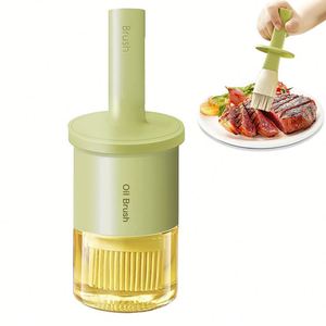 Kitchen Cooking Heat Resistant Silicone Vinegar Salad Barbecue Cake Bread Butter Baking BBQ Oil Basting <b>Brushes</b> <b>Bottle</b> - Product Image 1