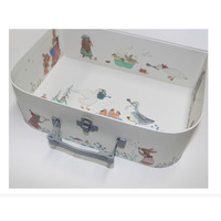 Vente en gros mini boîte-cadeau en carton de papier de maquillage portable personnalisée avec aimant boîte de rangement portable pour enfants