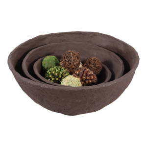Ciotola Decorativa Rotonda in Cartapesta, Centrotavola per Cucina e Arredamento Casa - Product Image 2