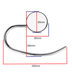 Soporte de gancho para toallas de baño montado en la pared <span class=keywords><strong>sin</strong></span> perforación, toallero de <span class=keywords><strong>cocina</strong></span> cromado ABS de succión al vacío para baño 2025 - Product Image 5