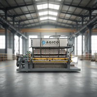 Plateau d'oeufs HC-8x8 de 10000 Pcs/h faisant la machine avec ligne de production de plateau d'oeufs d'automatisation complète de séchoir à four en métal