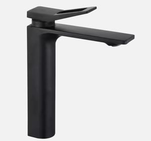 Hiện đại Kẽm hợp kim lưu vực Vòi trộn đơn lỗ cài đặt với lõi van gốm và đồng hồ nước phong cách thiết kế vòi nước - Product Image 3