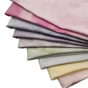 Tissu en coton Polyester 100% coton, combinaison tricotée élastique, tissu de peignage, tendance printemps et été