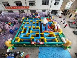 Labyrinthe de maïs gonflable <span class=keywords><strong>Halloween</strong></span>, labyrinthe de maïs gonflable, jeu de <span class=keywords><strong>maison</strong></span> gonflable pour les fêtes en plein air/festival des récoltes d'automne - Product Image 3