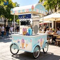 Mvckyi brevet 8 programme continue machine à glace 3 + 2 réglable Overrun boisson froide machine à glace douce ICE-café