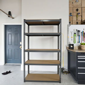 頑丈な5-<span class=keywords><strong>PB</strong></span>ボルトレス鋼リベットラック調整可能鉄金属倉庫ラック耐久性のあるZビーム付き作業作業用 - Product Image 4