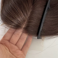 Prothèse capillaire féminine en cheveux humains juifs, base en soie 8x8 pouces, densité 100, disponible en 14, 16 et 18 pouces
