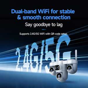 Caméra IP de surveillance WiFi Vstarcam avec zoom, détecteur de <span class=keywords><strong>mouvement</strong></span>, carte SD, dôme PTZ 360°, extérieur, sécurité domestique, objectif quadruple - Product Image 4