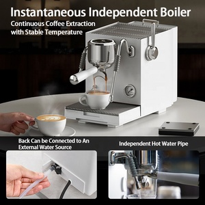 Cafetera Espresso Semiautomática para el Hogar con Doble Bomba y Doble Caldera, Espumador de Leche - Product Image 2