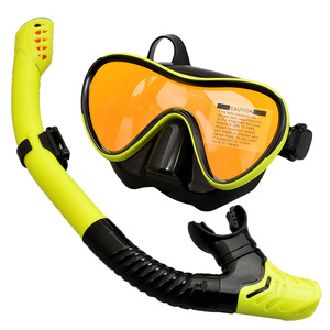 Nuovo Design ad alta definizione professionale attrezzatura subacquea Silicone Snorkel maschera Set nuoto immersioni abbigliamento per adulti - Product Image 3