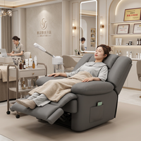 Fauteuil inclinable de massage premium, chaise longue réglable, canapé individuel capsule spatiale pour la relaxation