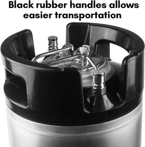 2.5 Gal 9.5l bóng khóa keg bia keg corny keg 304 thép không gỉ cốc xi-rô sữa Soda Thùng cao su xử lý xô cornelius keg - Product Image 6