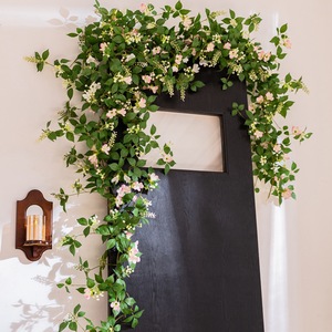 Artificial Vines And Creepers Primrose Yellow Green <b>Leaves</b> For <b>Wall</b> Decoration Indoor Outdoor Hanging Plant <b>Decor</b> - Product Image 2
