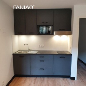 Wholesale Price Eco-Friendly Modular <strong>Small</strong> <strong>Kitchen</strong> <strong>Cabinet</strong> 5-Year Warranty Modern Design Melamine Laminated Finish Faucet - Product Image 6