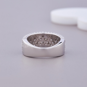 Trendy Design Round Cut <b>Diamond</b> Men's Band Lab Grown <b>Diamond</b> <b>Ring</b> for Wedding & Anniversary <b>Diamond</b> <b>Ring</b> for Sale Export - Product Image 2