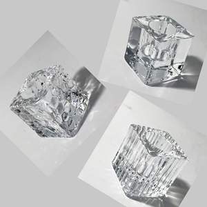 Gobelet à glaçons transparent Décoration <span class=keywords><strong>de</strong></span> fête <span class=keywords><strong>de</strong></span> mariage Verre cristal Porte-bougie d'aromathérapie - Product Image 6